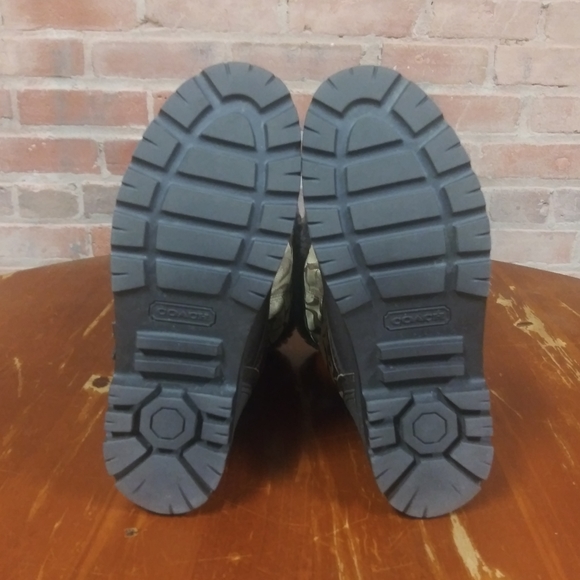 Coach | 'Holloway' Signature Print Fur Lined Boot - Picture 5 of 9